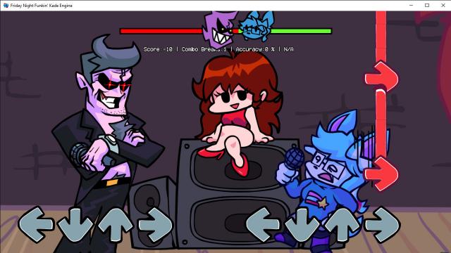 Akira (AetherDX) over Boyfriend! for Friday Night Funkin