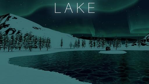Frozen Lake Night