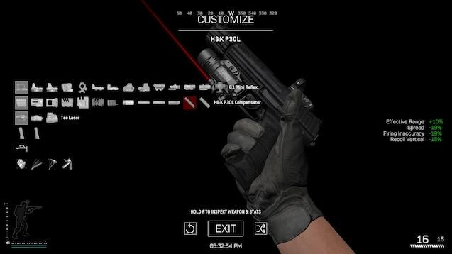 [MW Unofficial] H&K P30L for Garry's Mod