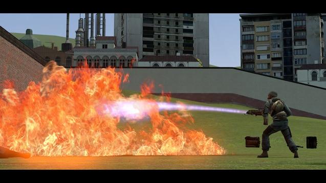 Огнемет / vFire Flamethrower для Garry's Mod