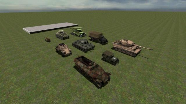 WW2 Vehicles Pack