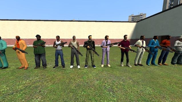 GTA NPC's and Player Models for Garry's Mod