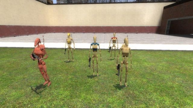 Боевые дроиды / Battle droid npc pack