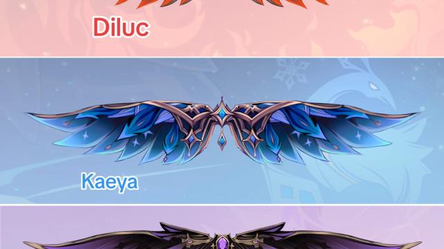 Signature gliders для Genshin Impact
