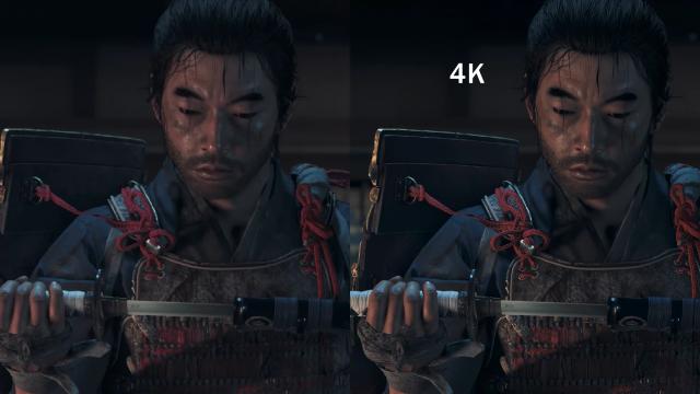 4K Upscaled prerendered cutscenes для Ghost of Tsushima