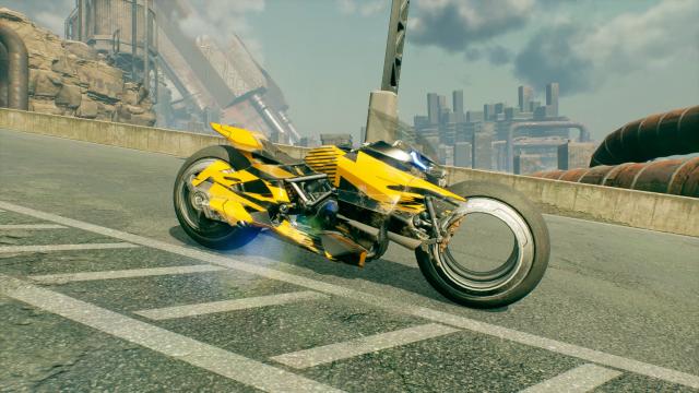 Custom Motorbike Skins for Ghostrunner 2