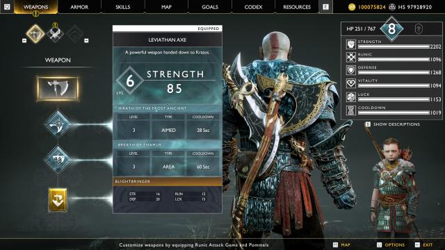 God of War NG Plus Save File (PS4 Import) for God Of War