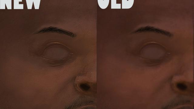 4к лицо Сиджея / GTA SA - CJ face retexture 4K для Grand Theft Auto: The Trilogy