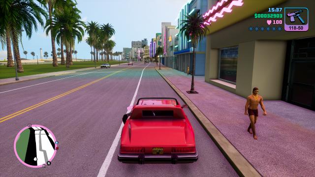 Better Road Textures for Vice City for Grand Theft Auto: The Trilogy