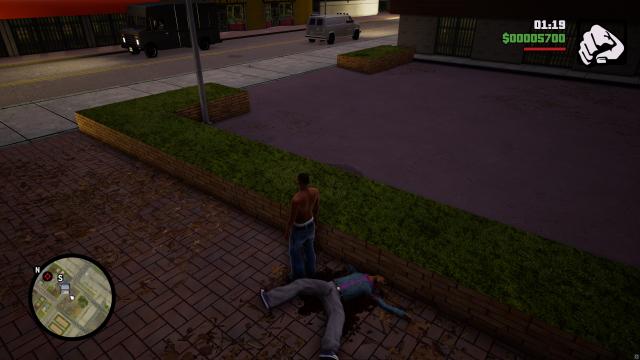 Реалистичная кровь / Realistic Blood для Grand Theft Auto: The Trilogy