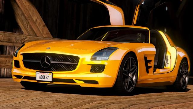 2011 Mercedes-Benz SLS AMG [Add-On | Template]