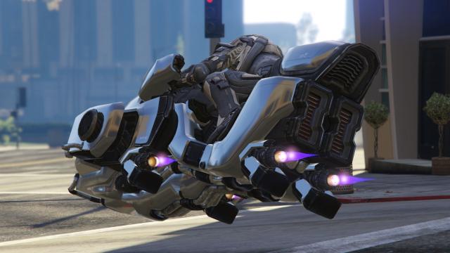 Sci-Fi Hover Bike [Add-On / Replace beta | Livery] для GTA 5