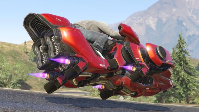 Sci-Fi Hover Bike [Add-On / Replace beta | Livery] для GTA 5