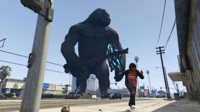Играем за Кинг-Конга / KING KONG script mod