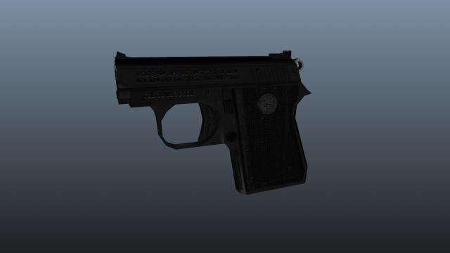 .25  Colt Junior .25 ACP [Animated] for GTA 5