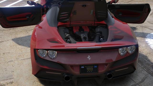 2020 Ferrari F8 Spider [Add-On | Animated Roof] for GTA 5