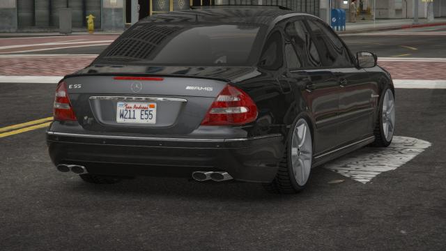 Mercedes-Benz E55 AMG (W211) [Add-On  Replace  FiveM | Tuning | Sound] for GTA 5