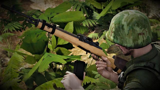 M14  M14 Classic Wooden Skin for GTA 5