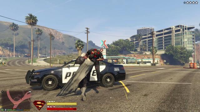 Супермен / Ultimate Superman script mod для GTA 5