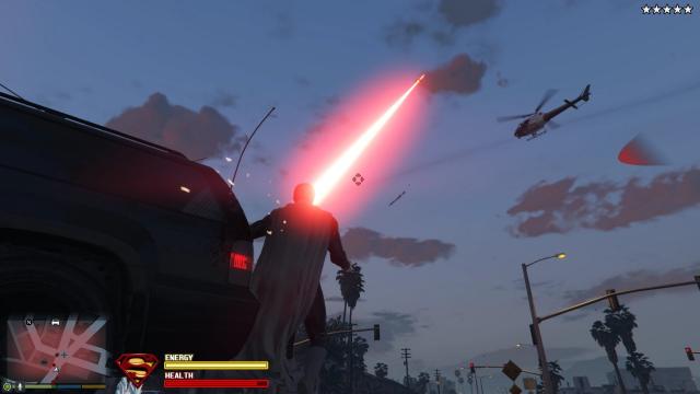 Супермен / Ultimate Superman script mod для GTA 5