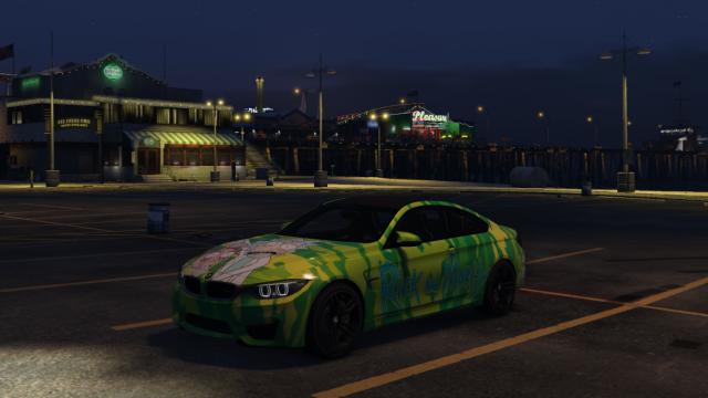 2015 BMW F82 M4 Rick and Morty Paintjob