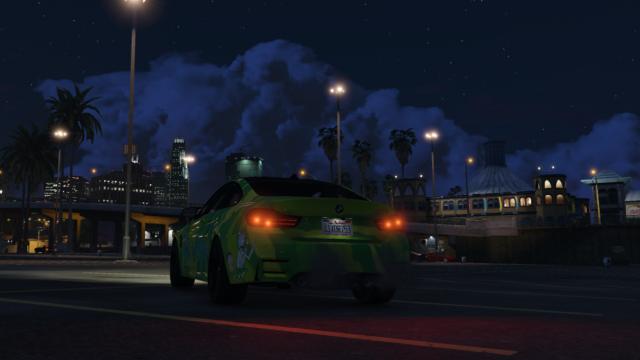 2015 BMW F82 M4 Rick and Morty Paintjob for GTA 5