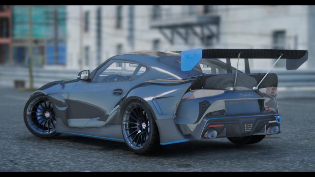 Toyota Supra A90 Pandem [Add-On  FiveM] for GTA 5