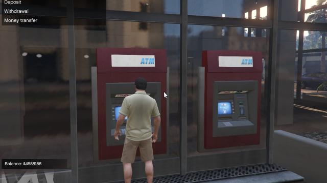 Счет в банке / AccountInBank для GTA 5