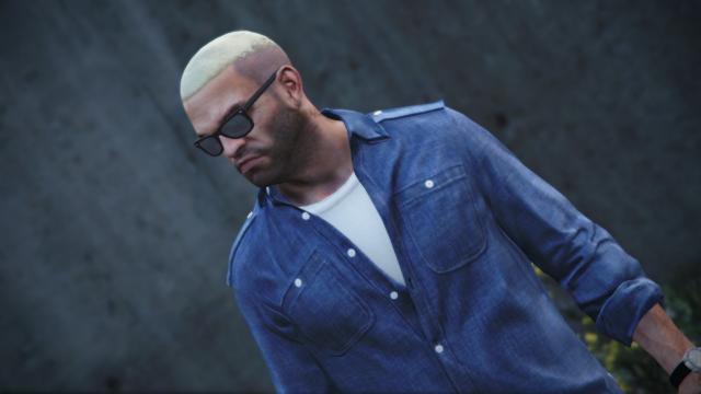 Тревор - блондин / Blond hair for Trevor для GTA 5