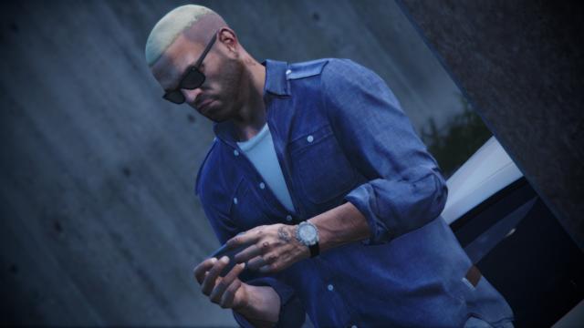 Тревор - блондин / Blond hair for Trevor для GTA 5