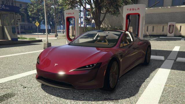 2020 Tesla Roadster [Add-On  FiveM | Extras] for GTA 5