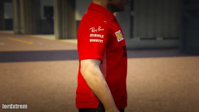 Футболка Феррари для Майкла / Scuderia Ferrari shirt for michael для GTA 5
