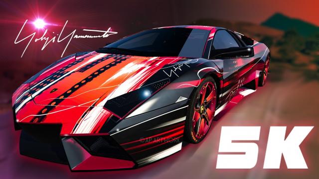 Lamborghini Reventon [Livery 5K-Yohji Yamamoto]