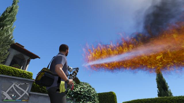 Real Flamethrower [Add-On] for GTA 5