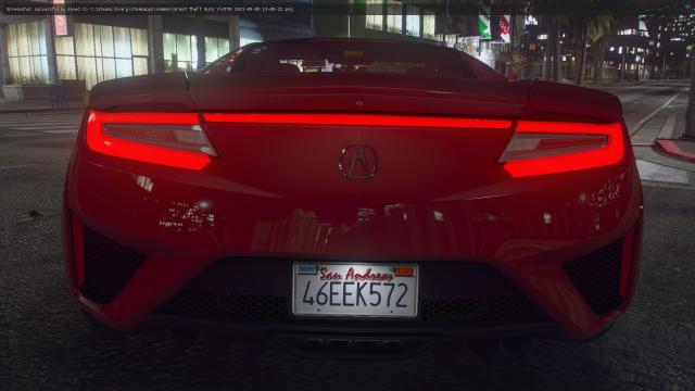 2016 Acura NSX [Add-On  FiveM | LODs] for GTA 5