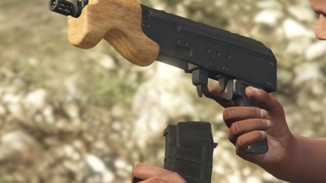 Micro Draco [Animated] for GTA 5