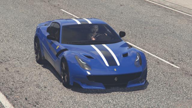 Ferrari F12 TDF StripesFull Carbon Fiber for GTA 5