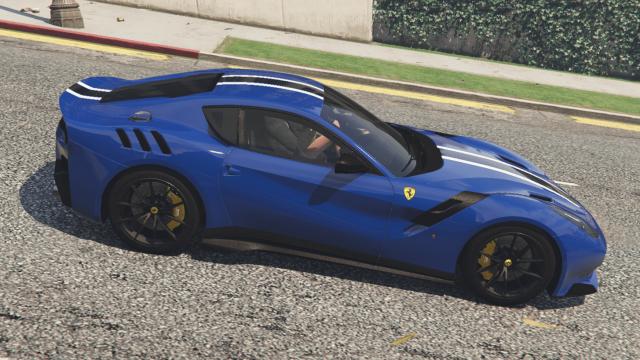 Ferrari F12 TDF StripesFull Carbon Fiber for GTA 5