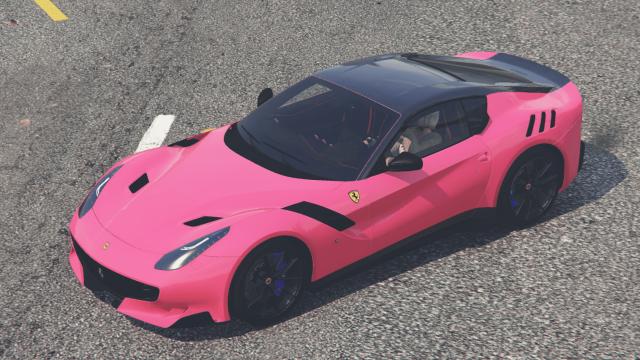 Ferrari F12 TDF StripesFull Carbon Fiber for GTA 5