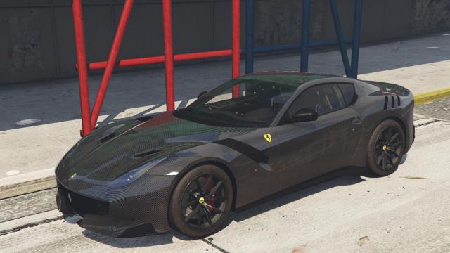 Ferrari F12 TDF StripesFull Carbon Fiber for GTA 5