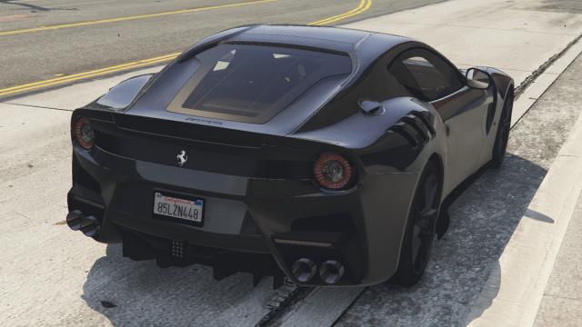 Ferrari F12 TDF StripesFull Carbon Fiber for GTA 5
