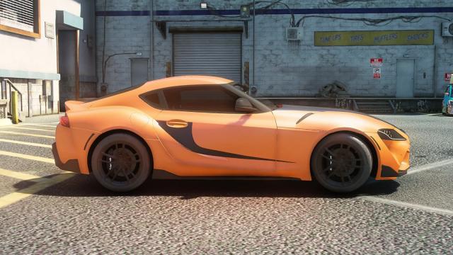 Fast & Furious 9 Han's Supra Livery For Supra A90 for GTA 5