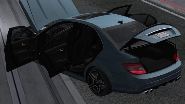 Mercedes-Benz C 63 (W204) '10 [IVF | VehFuncs] for GTA San Andreas