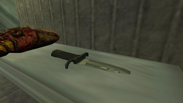 M9 Bayonet (Crowbar reskin) for Half-Life