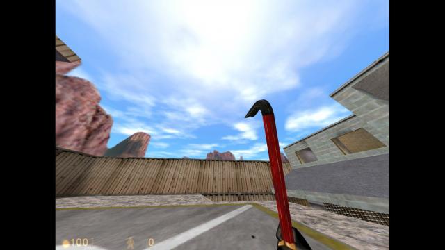 Dark HD crowbar для Half-Life