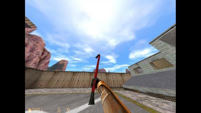 Dark HD crowbar для Half-Life