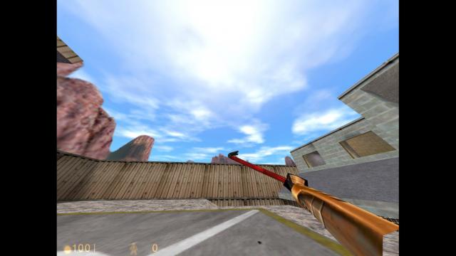 Dark HD crowbar для Half-Life