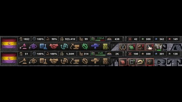 Coloured Buttons для Hearts Of Iron 4