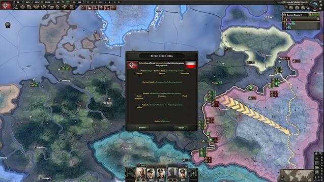 Peace Deals for Hearts Of Iron 4