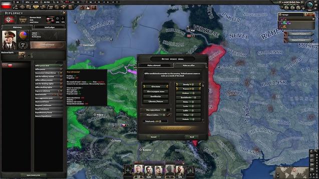 Peace Deals for Hearts Of Iron 4
